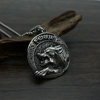 Hip-Hop Wolf 304 Stainless Steel Men'S Pendant Necklace main image 1