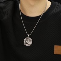 Hip-Hop Wolf 304 Stainless Steel Men'S Pendant Necklace main image 4