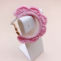 1 Paar Einfacher Stil Einfarbig Flechten Gemischte Materialien Ohrringe sku image 2