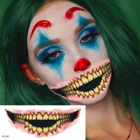Halloween Skull Water Transfer Paper Tattoos & Body Art 1 Piece 1 Set sku image 11