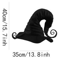 Simple Style Solid Color Fleece Party Hat main image 3