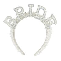 Valentine's Day Simple Style Letter Cloth Wedding Headwear sku image 2