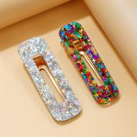 Simple Style Star Arylic Sequins Hair Clip main image 1