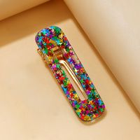 Simple Style Star Arylic Sequins Hair Clip sku image 2