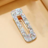 Simple Style Star Arylic Sequins Hair Clip sku image 1