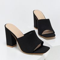 Women's Casual Solid Color Open Toe Fashion Sandals main image 3