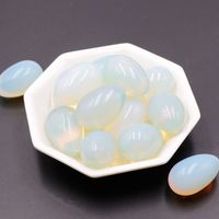 Egg Shaped 30mm Natural Agate Crystal Agate Semi-precious Stone Small Egg Stone Playing Tao Ore sku image 14