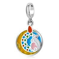 Casual Moon Sterling Silver Epoxy Jewelry Accessories sku image 1