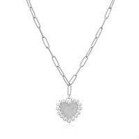 Elegant Ferien Einfacher Stil Herzform Kupfer 18 Karat Vergoldet Künstliche Perlen Ringe Halskette In Masse main image 9