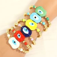 Ig Style Streetwear Irregular Eye Glass Copper Plating 18k Gold Plated Women's Bracelets main image 11