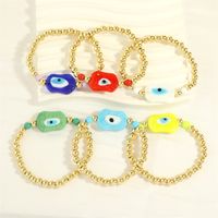 Ig Style Streetwear Irregular Eye Glass Copper Plating 18k Gold Plated Women's Bracelets main image 10