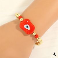 Ig Style Streetwear Irregular Eye Glass Copper Plating 18k Gold Plated Women's Bracelets main image 7