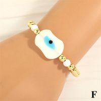 Ig Style Streetwear Irregular Eye Glass Copper Plating 18k Gold Plated Women's Bracelets main image 4