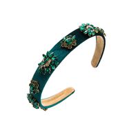 Elegant Blume Tuch Inlay Strasssteine Haarband main image 6