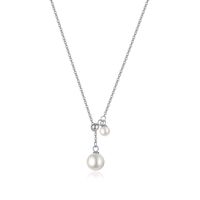 Titan Stahl IG-Stil Einfacher Stil Geometrisch Künstliche Perlen Halskette sku image 1