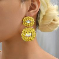 1 Pair Fashion Geometric Rhinestone Women's Drop Earrings main image 6