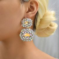 1 Pair Fashion Geometric Rhinestone Women's Drop Earrings main image 10