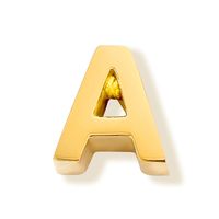 1 Piece Stainless Steel 14K Gold Plated Letter Polished Pendant sku image 49