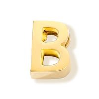 1 Piece Stainless Steel 14K Gold Plated Letter Polished Pendant sku image 28