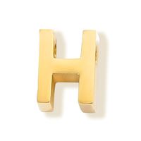 1 Piece Stainless Steel 14K Gold Plated Letter Polished Pendant sku image 34