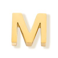 1 Piece Stainless Steel 14K Gold Plated Letter Polished Pendant sku image 39