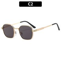 Ig Style Streetwear Solid Color Ac Square Full Frame Women's Sunglasses sku image 1