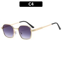 Ig Style Streetwear Solid Color Ac Square Full Frame Women's Sunglasses sku image 3