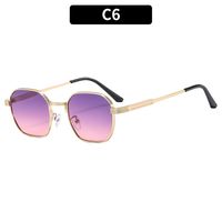 Ig Style Streetwear Solid Color Ac Square Full Frame Women's Sunglasses sku image 5