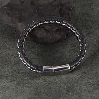Basic Classic Style Geometric Stainless Steel Rope Handmade Polishing Men'S Bracelets main image 4