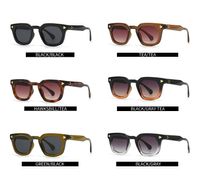 Einfacher Stil Farbverlauf Leopard Pc Quadrat Vollbild Sonnenbrille Der Frauen main image 6