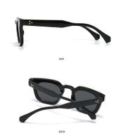 Einfacher Stil Farbverlauf Leopard Pc Quadrat Vollbild Sonnenbrille Der Frauen main image 3