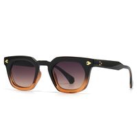 Einfacher Stil Farbverlauf Leopard Pc Quadrat Vollbild Sonnenbrille Der Frauen sku image 3