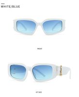 Simple Style Gradient Color Ac Square Full Frame Women's Sunglasses main image 3