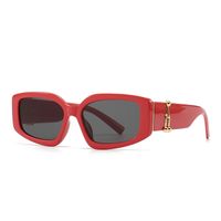 Simple Style Gradient Color Ac Square Full Frame Women's Sunglasses sku image 4