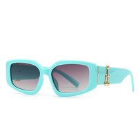 Simple Style Gradient Color Ac Square Full Frame Women's Sunglasses sku image 5