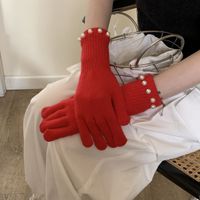 Frau Einfacher Stil Klassischer Stil Einfarbig Handschuhe 1 Paar sku image 3