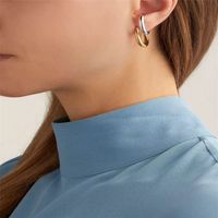 1 Pair Streetwear Irregular Plating Copper Ear Studs main image 4