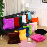 Casual Solid Color Pv Velvet Pillow Cases main image 1