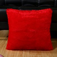 Casual Solid Color Pv Velvet Pillow Cases sku image 2