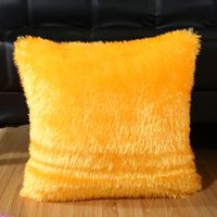 Casual Solid Color Pv Velvet Pillow Cases sku image 5