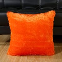 Casual Solid Color Pv Velvet Pillow Cases sku image 6