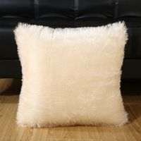 Casual Solid Color Pv Velvet Pillow Cases sku image 9