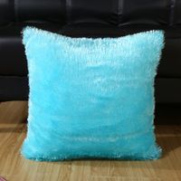 Casual Solid Color Pv Velvet Pillow Cases sku image 11