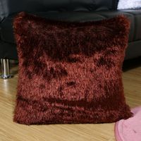 Casual Solid Color Pv Velvet Pillow Cases sku image 13