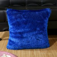 Casual Solid Color Pv Velvet Pillow Cases sku image 15
