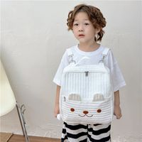 Solid Color Casual Daily Kids Backpack main image 3