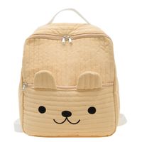 Solid Color Casual Daily Kids Backpack sku image 2