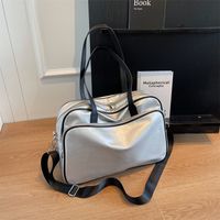 Women's Streetwear Solid Color Pu Leather Travel Bags main image 4
