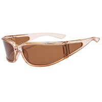 Vêtement De Rue Couleur Unie Pc Sport Plein Cadre Lunettes sku image 7