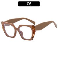 Elegant Basic Color Block Ac Special-shaped Mirror Full Frame Glasses sku image 6